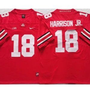 Ohio State Buckeyes Marvin Harrison jr. Red Jersey